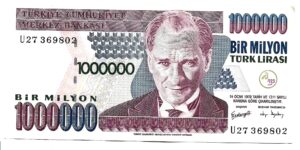 TURQUÍA 1.000.000 LIRAS 2002