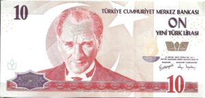 TURQUÍA 10 LIRAS 2005