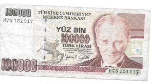 TURQUÍA 100.000 LIRAS 1970