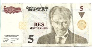 TURQUÍA 5 LIRAS 2005