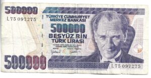 TURQUÍA 500.000 LIRAS 1970