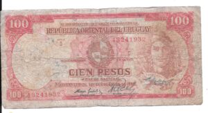 URUGUAY 100 PESOS 1939