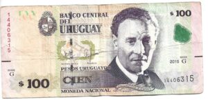 URUGUAY 100 PESOS 2015