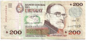 URUGUAY 200 PESOS 2006
