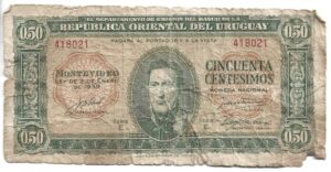 URUGUAY 50 CENTÉSIMOS 1939