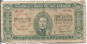 URUGUAY 50 CENTÉSIMOS 1939
