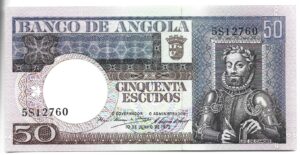 ANGOLA 50 ESCUDOS 1973 SIN CIRCULAR