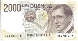ITALIA 2000 LIRAS 1990