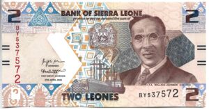 SIERRA LEONA 2 LEONES 2022 SIN CIRCULAR