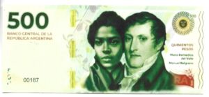 ARGENTINA BILLETE FANTASÍA BELGRANO 500 PESOS
