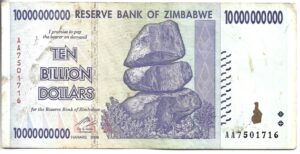 ZIMBABWE 10.000.000.000 DÓLARES 2008