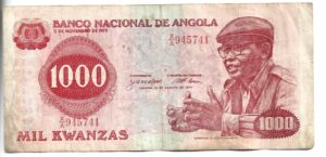 ANGOLA 1000 KWANZAS 1979