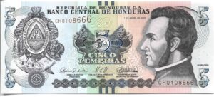 HONDURAS 5 LÉMPIRAS 2022 SIN CIRCULAR