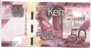 KENYA 50 SHILLING 2019 SIN CIRCULAR