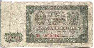 POLONIA 2 ZLOTYCH 1948