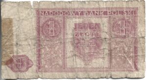POLONIA 1 ZLOTY 1946