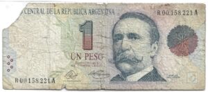 ARGENTINA 1 PESO CONVERTIBLE REPOSICIÓN
