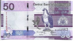 GAMBIA 50 DALASIS 2023 SIN CIRCULAR