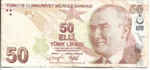 TURQUÍA 50 LIRAS 2009