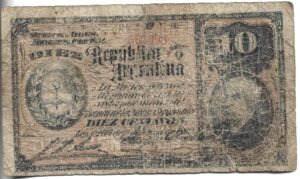 ARGENTINA 10 CENTAVOS FRACCIONARIOS 1890