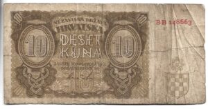 CROACIA 10 KUNA 1941