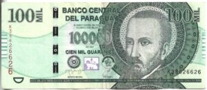 PARAGUAY 100.000 GUARANÍES 2021