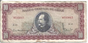 CHILE 10 ESCUDOS 1965