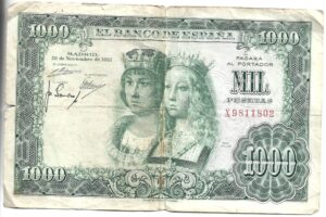 ESPAÑA 1000 PESETAS 1957