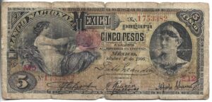 MÉXICO 5 PESOS 1906