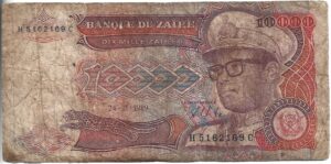 ZAIRE 10.000 ZAIRES 1989
