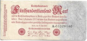 ALEMANIA 500.000 MARCOS 1923