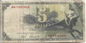 ALEMANIA OCCIDENTAL 5 MARCOS 1948
