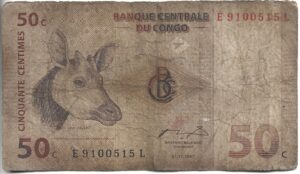 CONGO 50 CENTAVOS 1997