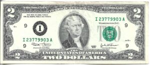 U.S.A. 2 DÓLARES 2003