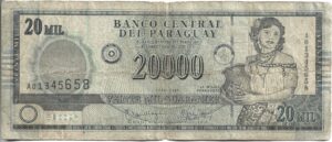 PARAGUAY 20.000 GUARANÍES 2005