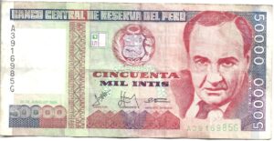PERÚ 50.000 INTIS 1988