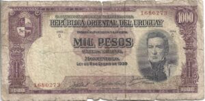 URUGUAY 1000 PESOS 1939