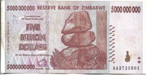 ZIMBABWE 5.000.000.000 DÓLARES 2008 SIN CIRCULAR