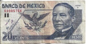 MÉXICO 20 PESOS 1994