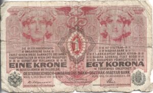 AUSTRIA 1 CORONA 1916