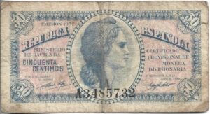 ESPAÑA 50 CÉNTIMOS 1937