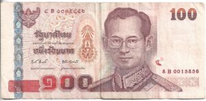 TAILANDIA 100 BATH 2005