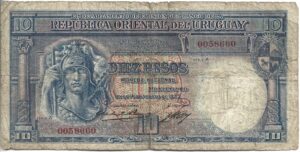 URUGUAY 10 PESOS 1935