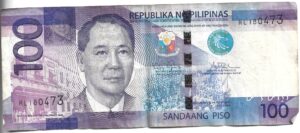 FILIPINAS 100 PESOS 2015